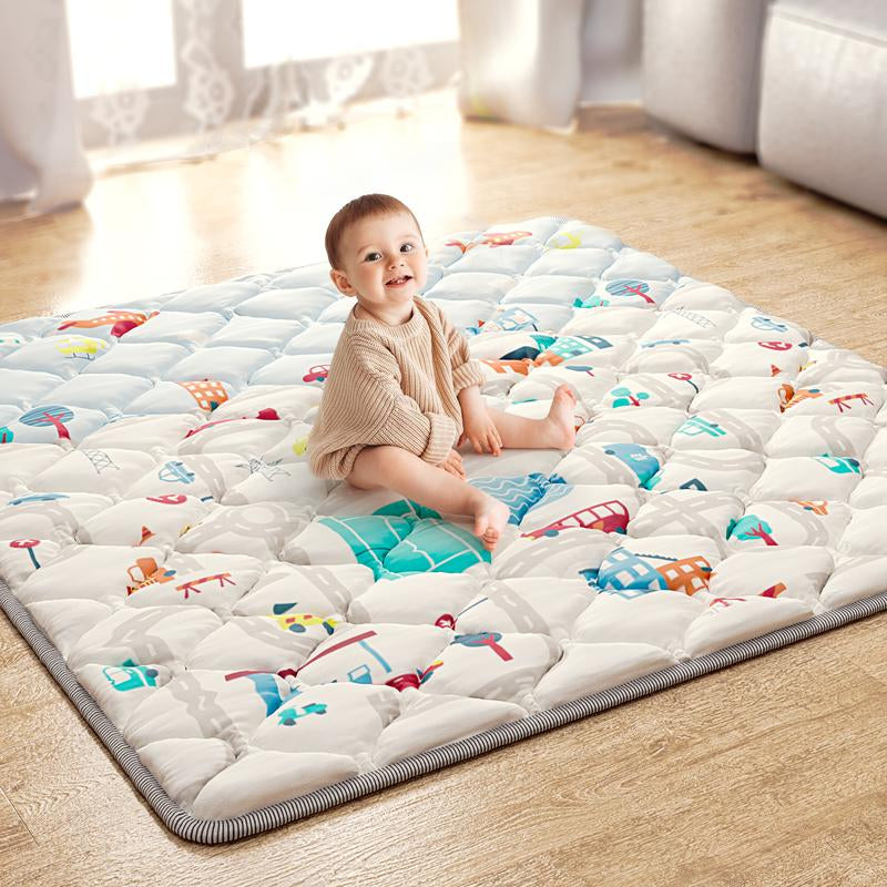 Iebabay, Baby Game Pad, Portable Game Area for Infants and Young Children, Thick, Soft, Sponge Style, (50X50) (71X59) Size Play Mat Toys Nursery Sensory