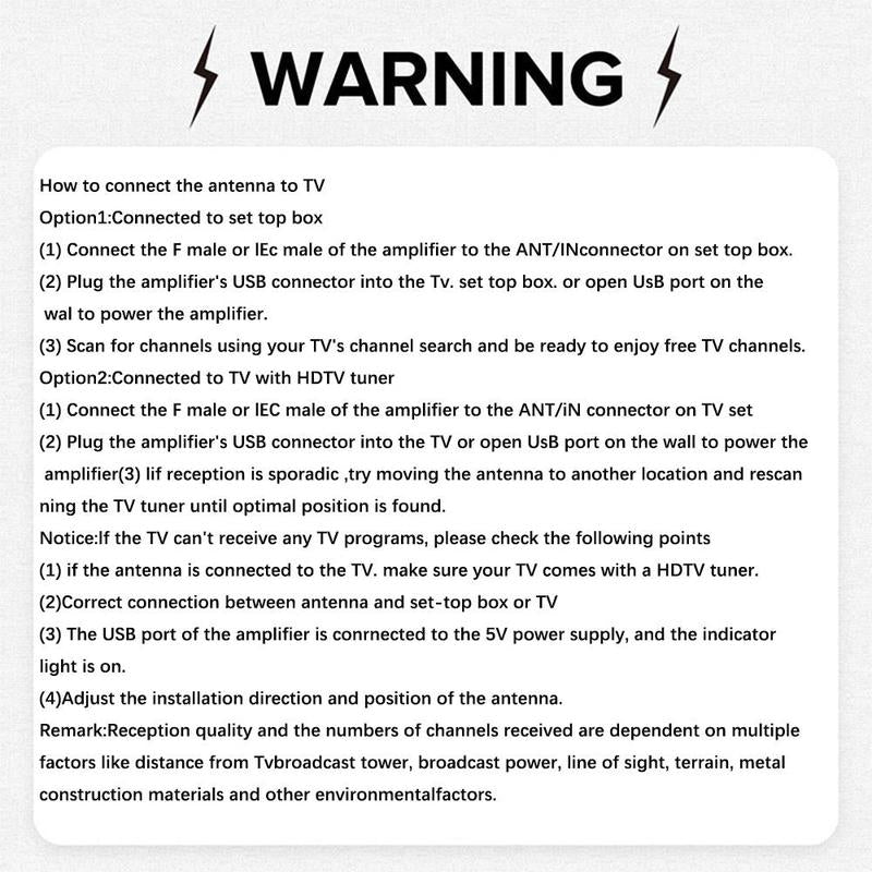 Indoor TV Antenna, 360° Signal Reception Digital Antenna, TV Antenna for Smart TV & Old TV, Audio & Video Accessories, Boyfriend Gift, TV Cable, for Wireless HDMI Transmitter Receiver, for HDMI Connector