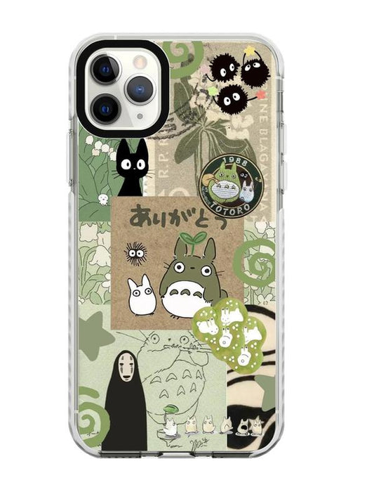 Ghibli Phone Case Totoro & No-Face Aesthetic Phone Case Compatible with Iphone X, 11, 12, 13, 14, 15 & More – Check Our Available Sizes.