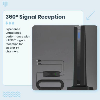 Indoor TV Antenna, 360° Signal Reception Digital Antenna, TV Antenna for Smart TV & Old TV, Audio & Video Accessories, Boyfriend Gift, TV Cable, for Wireless HDMI Transmitter Receiver, for HDMI Connector